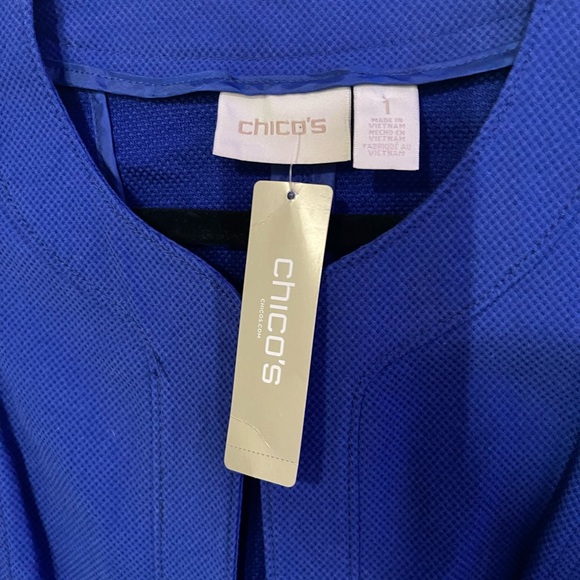 Chico's Vibrant Blue Blazer - Picture 3 of 7